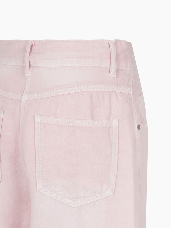 BERMUDA - sisley k jeans shorts - Pink | Sisley K image number 4